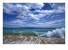 Beautiful View of the Ocean from the Shore
