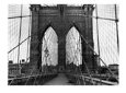 Cables and Tower of Brooklyn Bridge