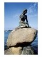 The Little Mermaid Statue in Copenhagen, Denmark