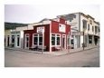 Deserted Street Corner In Skagway, Alaska, USA