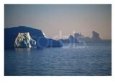Icebergs Floating in Prins Christians Sund