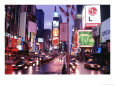 Times Square at night, NYC, NY Scenic Streets & Roadways