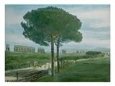 Ruined Aqueduct by the Via Appia Antica Road