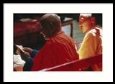 Buddhist monks at a monastery in Sichuan Province