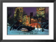 NYC, Central Park Snow and Plaza Hotel