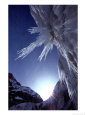 Sunlight Glints on the Bearded Face of Gangotri Glacier