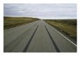 Skid marks on the highway between Hilger and Winifred.