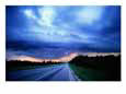 Lightning over the Bee Line Expressway, east of Orlando Scenic Streets & Roadways