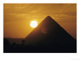 Sun over the Pyramids at Giza