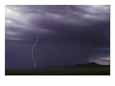Lightning Bolt During a Storm in an Arizona Desert