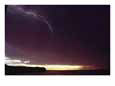 A Bolt of Lightning Crosses a Stormy Sky Natural Phenomena & Weather Lightning