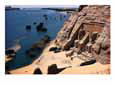 Ramses Temple and the Nile Shoreline at Abu Simbel