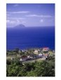 Brades Town View from Baker Hill, Montserrat