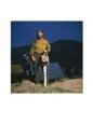 Portrait of a Fire-Fighter Holding a Chain Saw
