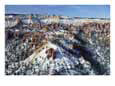 Panoramic View over Bryce Canyon National Park in Winter