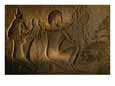 A view of hieroglyphics in Amarna