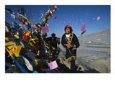 Pilgrims Celebrate Losar with Prayer Flags and Prayer Papers