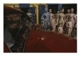 A Taxi Passes a Crowd of Nude Mannequins in Limas Gamarra District