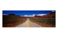 Long Straight Road Through Southern Utah., Utah, U.S.A.