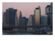 New York City Skyline At Dusk