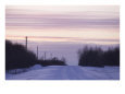 Snow Scene- Gimli, Manitoba Scenic Streets & Roadways