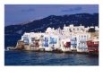 Coastline with Mountains in Background, Mykonos