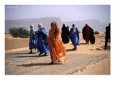 Local People Travel the Road Between Nouadhibou and Mouackchott, Mauritania