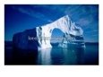 An Unusually Shaped Iceberg with Arch, Disko Bay, Ilulissat, Greenland
