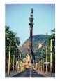 Christopher Columbus Monument in Barcelona, Spain Scenic Streets & Roadways