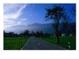 Ruggell village and Swiss mountains, Ruggell, Liechtenstein