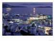 Mykonos Town at night, Mykonos, Greece