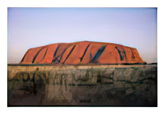 Ayers Rock in the Twilight