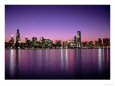 Chicago Skyline at Sunset, IL