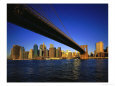 NYC skyline minus WTC New York Brooklyn Bridge
