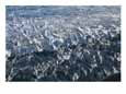 An aerial view of Skilak glacier