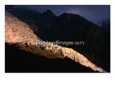 Evening Light On Crevasses And Seracs Of Bossons Glacier.  , Chamonix Valley, Rhone-Alpes, France
