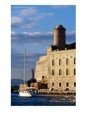 Sail Boat Passing Fort Saint-Jean, Marseille, France