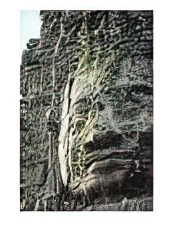 A View of a Buddhist Head Above the Archway of the Southern Entrance to Angkor Thom