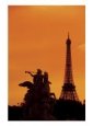 Statue Of Mercury Riding Pegasus With Eiffel Tower France Eiffel Tower