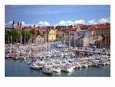 Sailboats And Town Scene Of Visby On Gotland Island