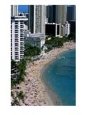 Aerial View of Waikiki Beach, Honolulu, USA