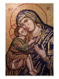 Madonna and child icon, Greece