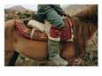 A Kirghiz nomad on horseback