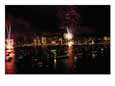 Fireworks above Victoria Harbour in celebration of the Chinese New Year