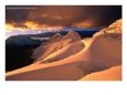 Sunset on the Glacier Above Ishinca Valley, Cordillera Blanca, Ancash, Peru