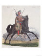 Portrait of an Apache Chief from the Rio Colorado Region in California