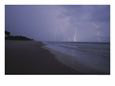 Lightning Illuminates the Coastline of Gabons Loango National Park