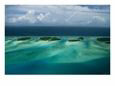 Bora Bora and Horizon as Seen from a Helicopter