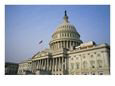 The Capitol Building Stands Against a Blue Sky
