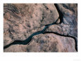 Aerial view of a slot canyon off Lake Powell, Lake Powell, U.S.A.
